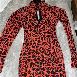 Dress, small, red & black…